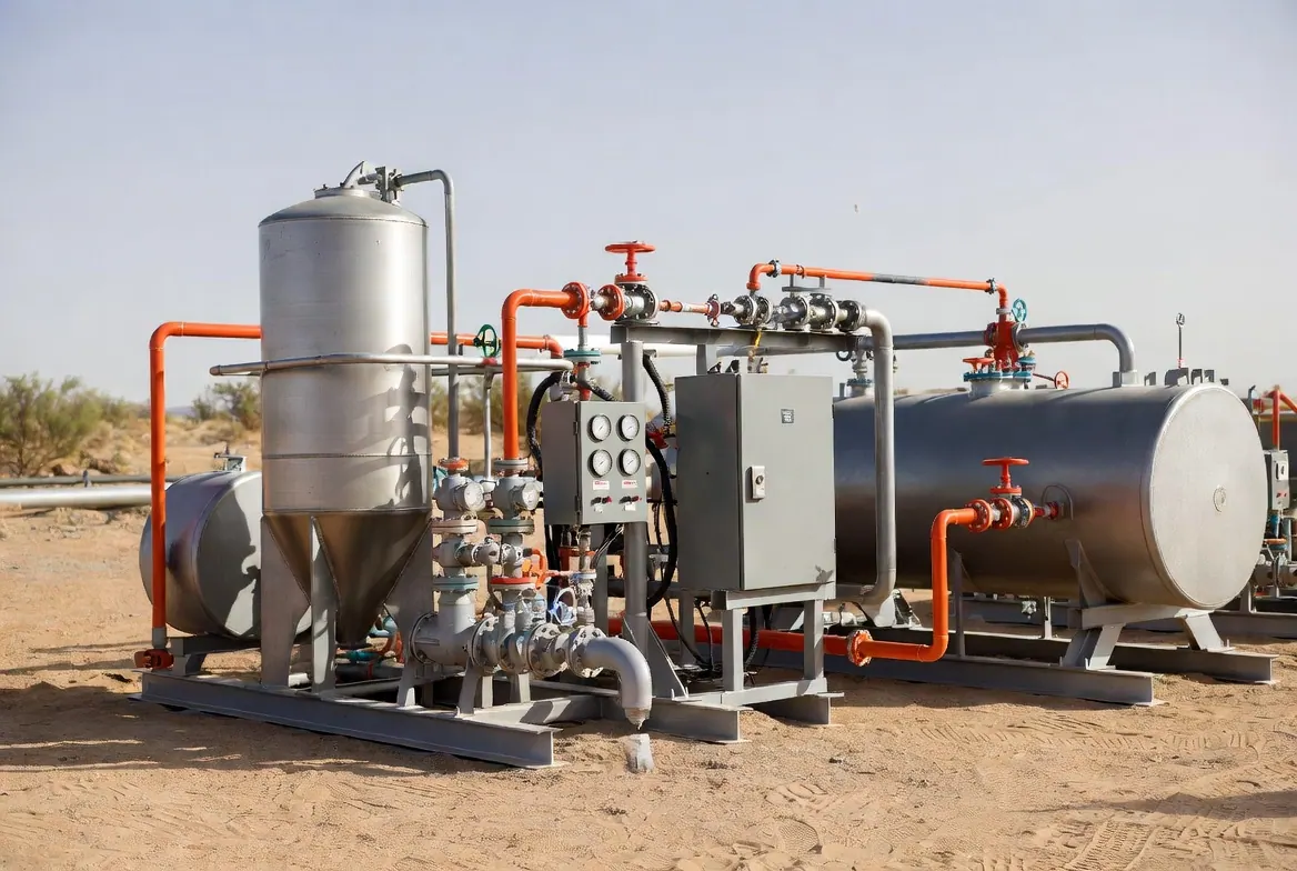 Oilfield water treatment equipment reference; confirm the offered configuration